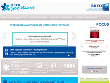 Tablet Screenshot of bred-societaires.fr